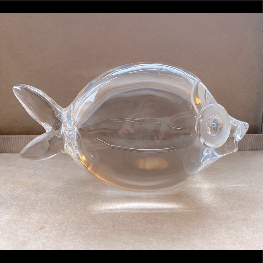 COPY - Steuben Crystal Puffer Fish Paperweight Ge…